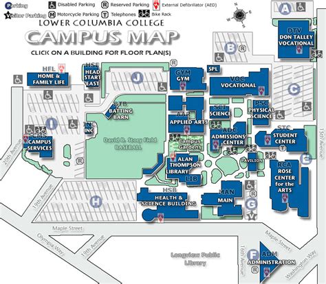 Lower columbia college campus map Admissions / Enrollment / Registration
